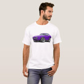 T-shirt Voiture 1971-72 de pourpre de chargeur (Devant entier)