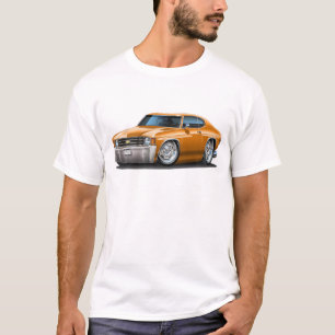 T-shirt Voiture 1971-72 d'orange de Chevelle