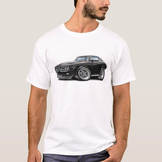 T-shirt Voiture 1971-72 noire de chargeur (Devant)
