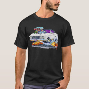T-shirt Voiture 1972 de blanc de Monte Carlo
