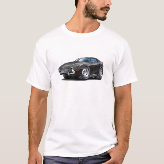 T-shirt Voiture 1973-74 noire de javelot (Devant)