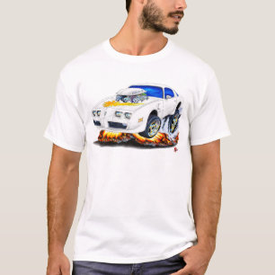T-shirt Voiture 1979-81 de blanc du transport AM