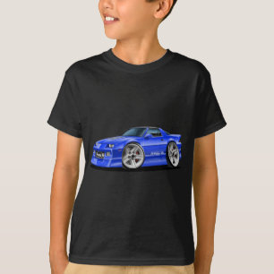 T-shirt Voiture 1982-92 de bleu de Camaro