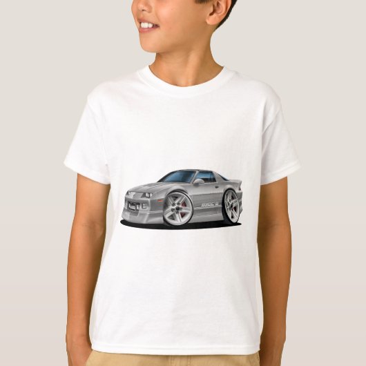 T-shirt Voiture 1982-92 de gris de Camaro (Devant)