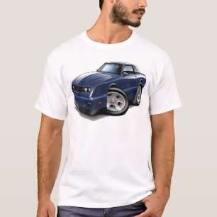 T-shirt Voiture 1983-88 de bleu de Monte Carlo