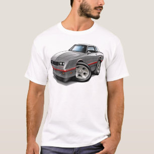 T-shirt Voiture 1983-88 Gris-Rouge de Monte Carlo