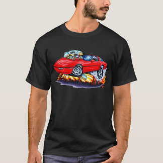 T-shirt Voiture 1984-93 de rouge de Corvette