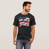 T-shirt Voiture 1999-04 de blanc de Corvette (Devant entier)