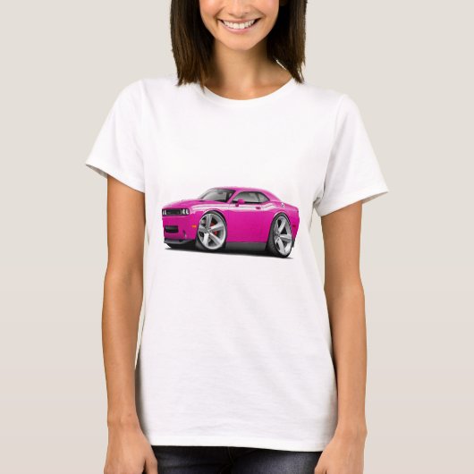 T-shirt Voiture 2009-11 Fuschia-Blanche du challengeur (Devant)