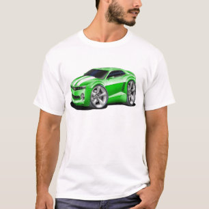 T-shirt Voiture 2010-11 Vert-Blanche de Camaro