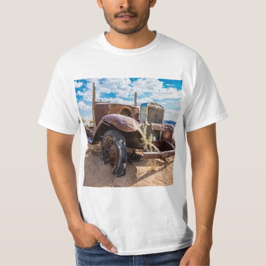 T-shirt Voiture ancienne et abandonnée #3 à Solitaire, Nam (Devant)