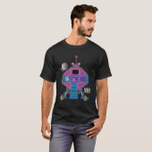 T-shirt Voiture Aqua Ado Hunger Force Mooninites (Devant entier)