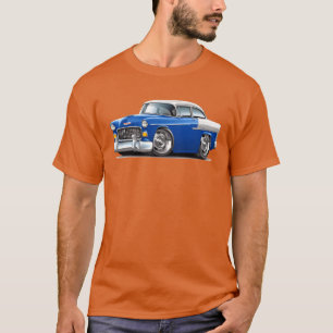 T-shirt Voiture bleue vintage Chevy Belair 1955