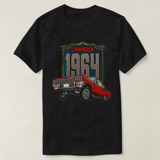 T-shirt Voiture classique 1964 Low Rider Vintage (Design devant)
