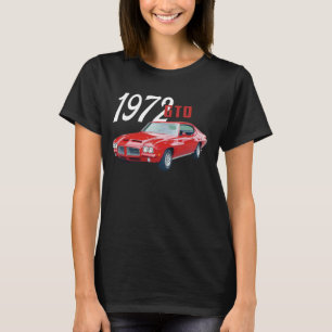 T-shirt Voiture classique 1972 72 GTO École vintage Muscle