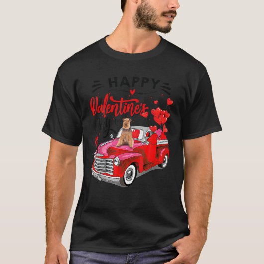 T-shirt Voiture classique Heureuse Sainte-Valentin Airedal (Devant)