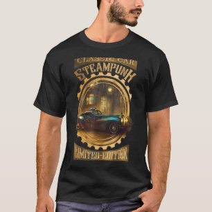 T-shirt Voiture classique steampunk vintage, gothique et é