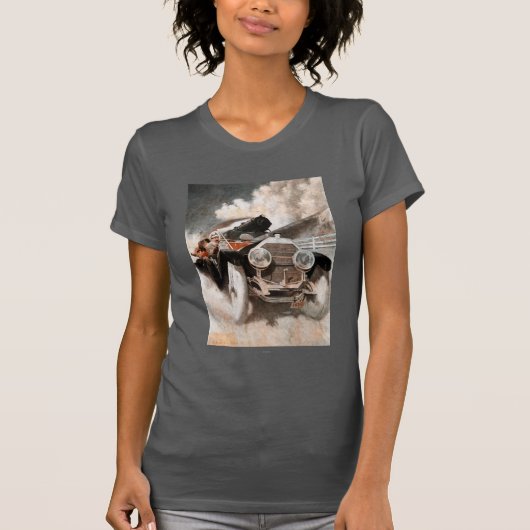T-shirt Voiture contre train par William Harnden Foster (Devant)