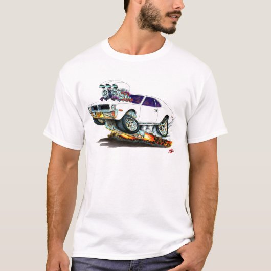 T-shirt Voiture de blanc de javelot d'AMC (Devant)