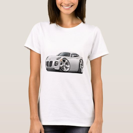 T-shirt Voiture de blanc de solstice (Devant)