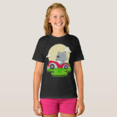 T-shirt Voiture de chat (Devant entier)