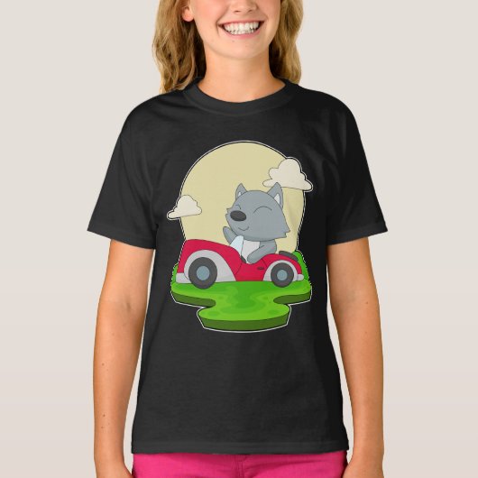 T-shirt Voiture de chat (Devant)