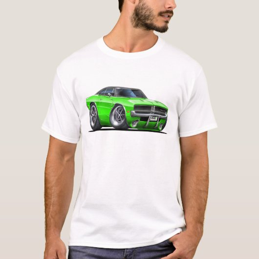T-shirt Voiture de chaux de chargeur de Dodge (Devant)