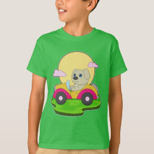 T-shirt Voiture de chien