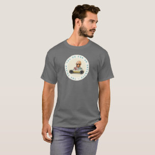 T-shirt Voiture de conduite de porc avec oeuf géant - Whim