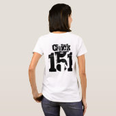 T-shirt Voiture de course ancienne de Stockwell de poussin (Dos entier)