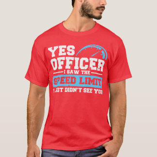 T-shirt Voiture de course Conduite rapide Voiture de cours
