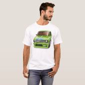 T-shirt Voiture de course de rue (Devant entier)