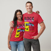 T-shirt Voiture de course drôle drôle (Unisexe)