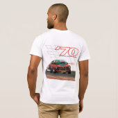 T-shirt Voiture de course miniature non-conformiste (Dos entier)