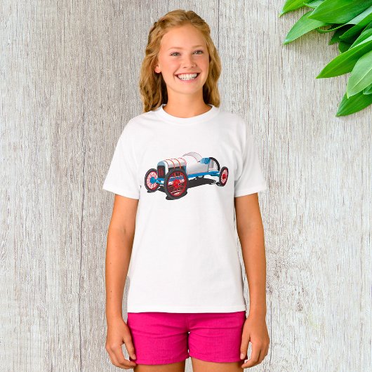 T-shirt Voiture de course vintage classique Auto