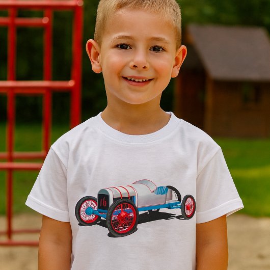 T-shirt Voiture de course vintage classique Auto