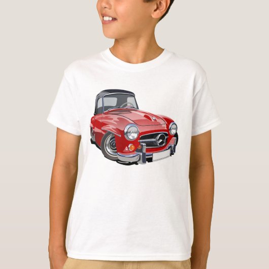 T-shirt Voiture de dessin (Devant)