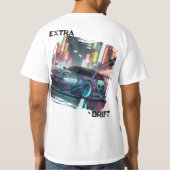 T-shirt Voiture de Drift Extraterrestre (Dos)