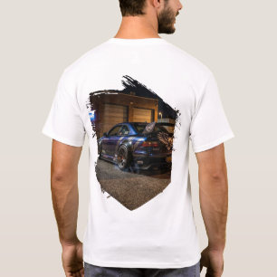 T-shirt Voiture de Drift Urbaine Street Eagle