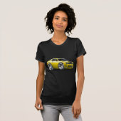 T-shirt Voiture de jaune de challengeur de Dodge (Devant entier)