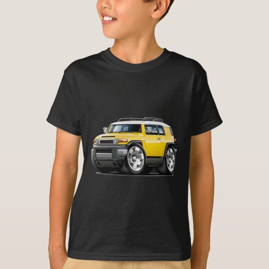 T-shirt Voiture de jaune de croiseur des FJ (Devant)