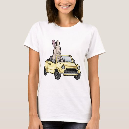 T-shirt Voiture de lapin (Devant)