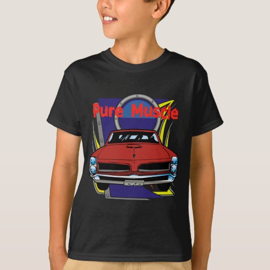 T-shirt Voiture de muscle de 1966 GTO (Devant)