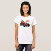 T-shirt Voiture de Noël (Devant entier)