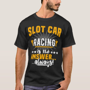 T-shirt Voiture de piste de course de piste de course à ma