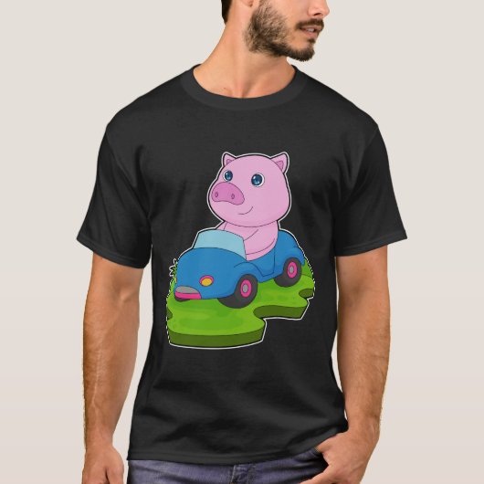 T-shirt Voiture de porc (Devant)