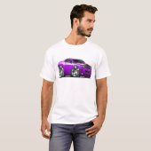 T-shirt Voiture de pourpre de challengeur (Devant entier)