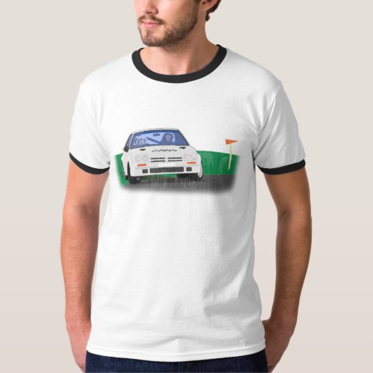 T-shirt Voiture de rallye Opel Manta (Devant)