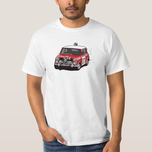 T-shirt Voiture de rassemblement de Hopkirk Mini Cooper de (Devant)