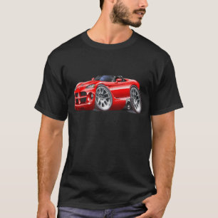 T-shirt Voiture de rouge de roadster de vipère de Dodge
